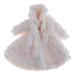 Maxbell Dolls Winter Fur Coat 1/6 Fashion Clothes and Accessories White - Aladdin Shoppers