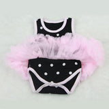 Maxbell Dotted Romper Dress Headband Clothes Set for 22''-23'' Reborn Baby Girl Doll - Aladdin Shoppers