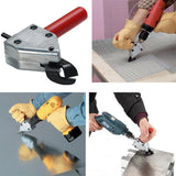 Maxbell Double Head Sheet Metal Nibbler Cutter Cutting Saw Tool Scissors Attachment - Aladdin Shoppers