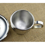 Maxbell Double Wall Heat Insulation Winter Hot Coffee Mug Milk Cup with Spoon Mat - Aladdin Shoppers