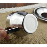 Maxbell Double Wall Heat Insulation Winter Hot Coffee Mug Milk Cup with Spoon Mat - Aladdin Shoppers