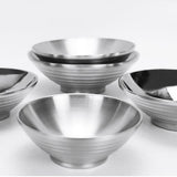 Maxbell Double Wall Insulated Stainless Steel Bowl for Salad, Soup, Noodle 18cm - Aladdin Shoppers