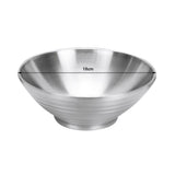 Maxbell Double Wall Insulated Stainless Steel Bowl for Salad, Soup, Noodle 18cm - Aladdin Shoppers
