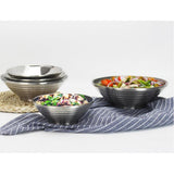 Maxbell Double Wall Insulated Stainless Steel Bowl for Salad, Soup, Noodle 18cm - Aladdin Shoppers
