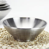 Maxbell Double Wall Insulated Stainless Steel Bowl for Salad, Soup, Noodle 18cm - Aladdin Shoppers