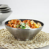 Maxbell Double Wall Insulated Stainless Steel Bowl for Salad, Soup, Noodle 18cm - Aladdin Shoppers