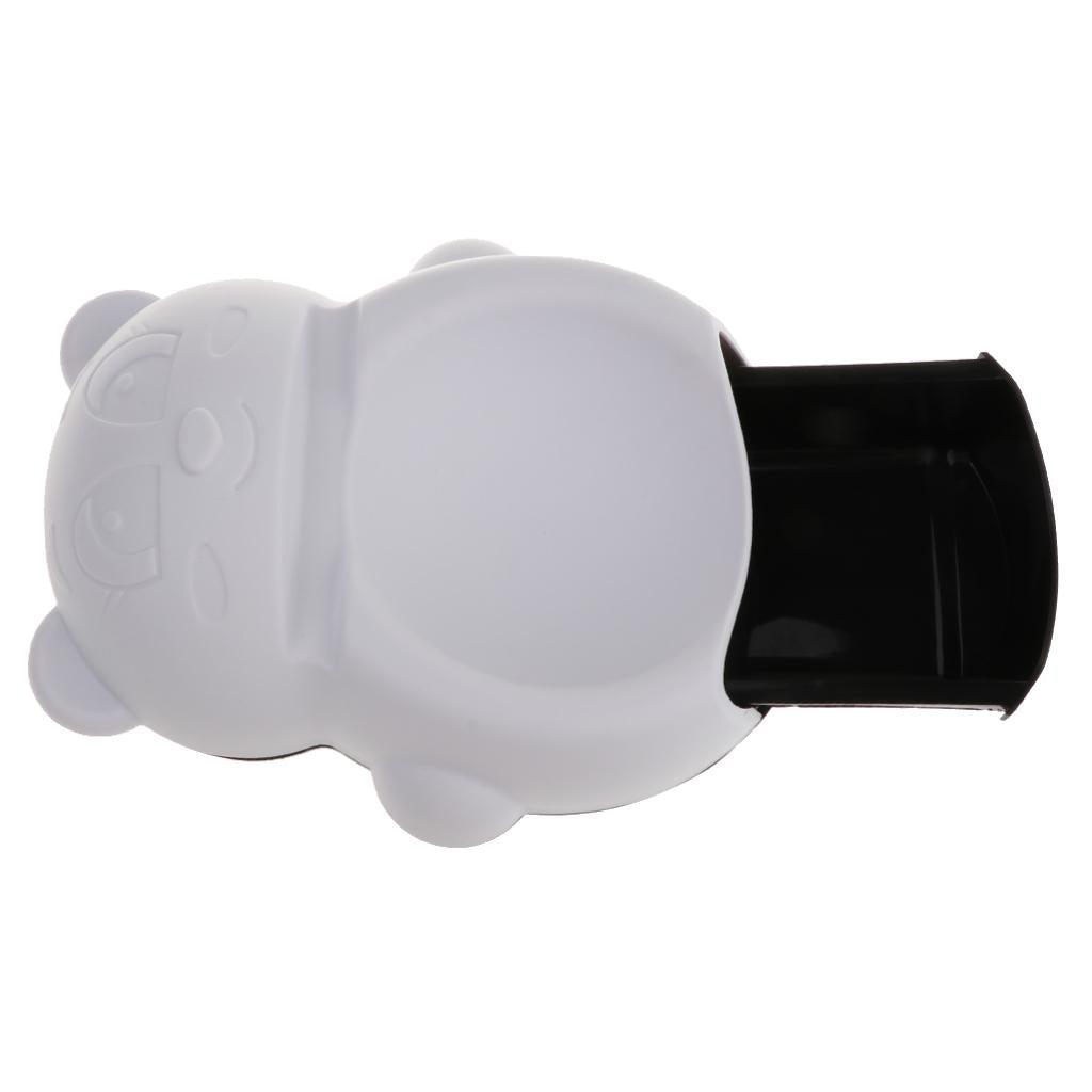 Maxbell Drawer Type Snacks Storage Box Bowl Phone Rack Little Bear Black and White - Aladdin Shoppers
