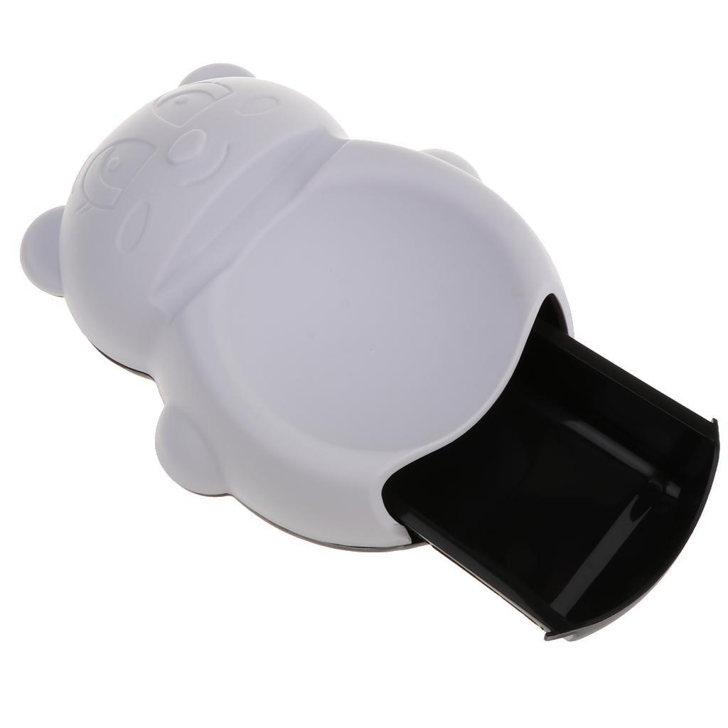 Maxbell Drawer Type Snacks Storage Box Bowl Phone Rack Little Bear Black and White - Aladdin Shoppers