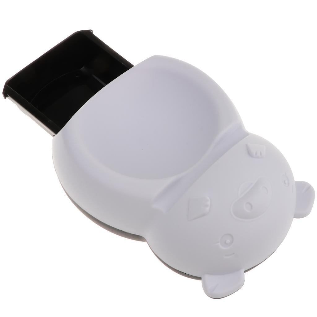 Maxbell Drawer Type Snacks Storage Box Bowl Phone Rack Piggy Black and White - Aladdin Shoppers