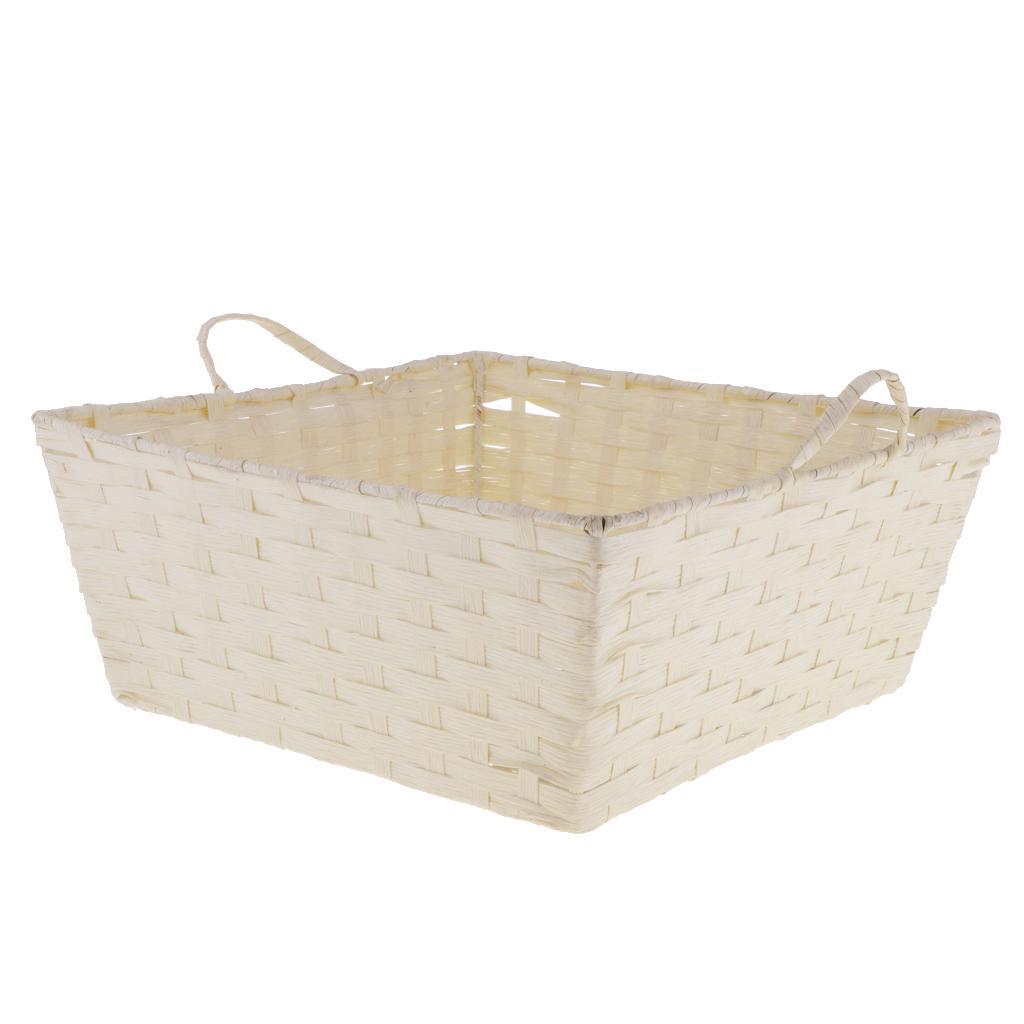 Maxbell Drawer Type Tabletop Storage Basket Sundries Organizer Box Handmade Woven - Aladdin Shoppers