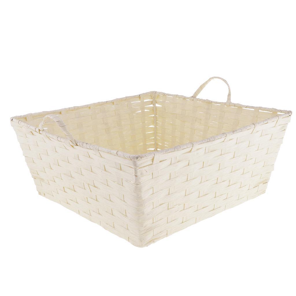 Maxbell Drawer Type Tabletop Storage Basket Sundries Organizer Box Handmade Woven - Aladdin Shoppers