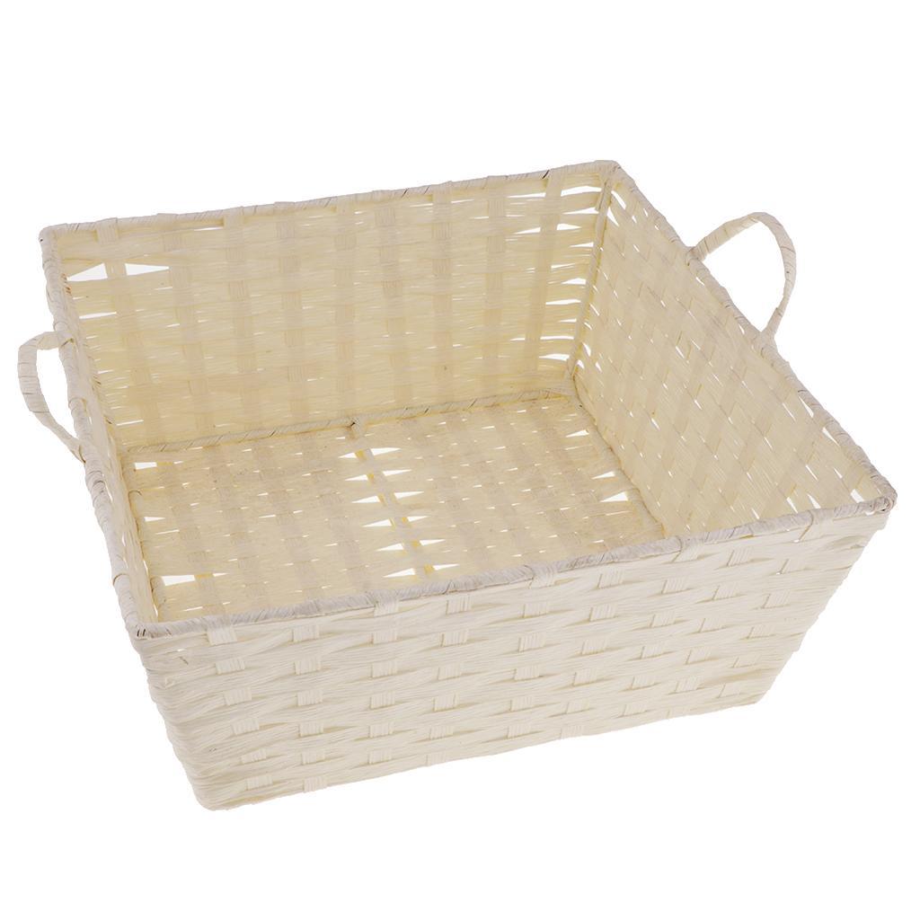 Maxbell Drawer Type Tabletop Storage Basket Sundries Organizer Box Handmade Woven - Aladdin Shoppers