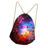 Maxbell Drawstring Bags Outdoor Travel Sports Backpack Sackpacks Starry Sky 1 - Aladdin Shoppers