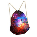 Maxbell Drawstring Bags Outdoor Travel Sports Backpack Sackpacks Starry Sky 1 - Aladdin Shoppers