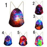Maxbell Drawstring Bags Outdoor Travel Sports Backpack Sackpacks Starry Sky 1 - Aladdin Shoppers