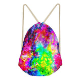 Maxbell Drawstring Bags Outdoor Travel Sports Backpack Sackpacks Starry Sky 6 - Aladdin Shoppers