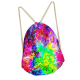 Maxbell Drawstring Bags Outdoor Travel Sports Backpack Sackpacks Starry Sky 6 - Aladdin Shoppers