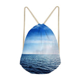 Maxbell Drawstring Bags Outdoor Travel Sports Backpacks Sackpacks Sea - Aladdin Shoppers