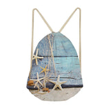 Maxbell Drawstring Bags Outdoor Travel Sports Backpacks Sackpacks Starfish 3 - Aladdin Shoppers