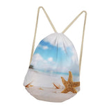 Maxbell Drawstring Bags Outdoor Travel Sports Backpacks Sackpacks Starfish 4 - Aladdin Shoppers