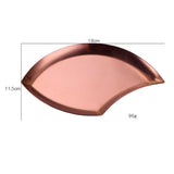 Maxbell Dried Fruit Snack Candy Jewelry Storage Tray Display Home Bowl Rose Gold - Aladdin Shoppers