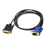 Maxbell Dual Link DVI-I DVI to VGA D-Sub Video Adapter Cable Converter Lead