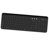 Maxbell Dual Mode Wireless Bluetooth Rounded Caps Keyboard Black - Aladdin Shoppers