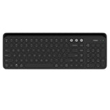 Maxbell Dual Mode Wireless Bluetooth Rounded Caps Keyboard Black - Aladdin Shoppers