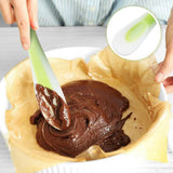 Maxbell Dual-Purpose Silicone Scraper Butter Spoon Cream Spatula Baking Tool Green - Aladdin Shoppers