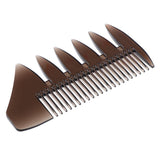 Maxbell Dual Side Men's Oil Hair Pick Comb Salon Dye Hairdressing Styling Wide Tooth - Aladdin Shoppers