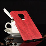 Maxbell Dustproof Wood Grain Protective Phone Cover Case for Huawei Mate 20X Red - Aladdin Shoppers