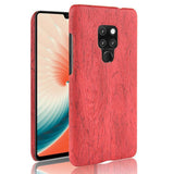 Maxbell Dustproof Wood Grain Protective Phone Cover Case for Huawei Mate 20X Red - Aladdin Shoppers