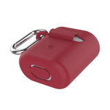 Maxbell Earbuds Case Cover with Earbud Strap Protective Shockproof Skin Red - Aladdin Shoppers