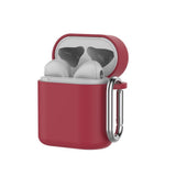 Maxbell Earbuds Case Cover with Earbud Strap Protective Shockproof Skin Red - Aladdin Shoppers