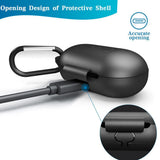 Maxbell Earphone Clamshell Silicone Full Cover Case for Samsung Galaxy Buds Black - Aladdin Shoppers