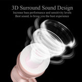 Maxbell Earphone Magnet Stereo Headset Headphone Universal for iPhone Samsung Black - Aladdin Shoppers