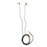 Maxbell Earphone Magnet Stereo Headset Headphone Universal for iPhone Samsung Gold - Aladdin Shoppers