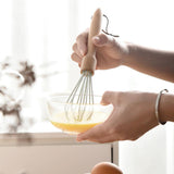 Maxbell Egg Beater Whisk Hand Blender Mixer Cake Beech Baking Tool Large Grey - Aladdin Shoppers