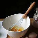 Maxbell Egg Beater Whisk Hand Blender Mixer Cake Beech Baking Tool Large Grey - Aladdin Shoppers