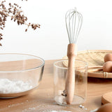 Maxbell Egg Beater Whisk Hand Blender Mixer Cake Beech Baking Tool Large Grey - Aladdin Shoppers