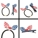 Maxbell Elastic Hair Bands Ropes Tie Rabbit Ear Style Clip Set Headwear Accessories - Aladdin Shoppers