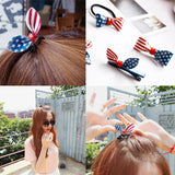 Maxbell Elastic Hair Bands Ropes Tie Rabbit Ear Style Clip Set Headwear Accessories - Aladdin Shoppers