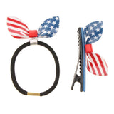 Maxbell Elastic Hair Bands Ropes Tie Rabbit Ear Style Clip Set Headwear Accessories - Aladdin Shoppers