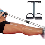 Maxbell Elastic Sit Up Pull Rope Abdominal Fitness Exerciser Sport Workout Equipment with Anti-Slip Foot Pedal - Aladdin Shoppers