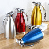 Maxbell Electric Kettle Stainless Steel Double Vacuum Insulated Keep Hot 1.5L red - Aladdin Shoppers