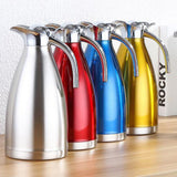 Maxbell Electric Kettle Stainless Steel Double Vacuum Insulated Keep Hot 1.5L red - Aladdin Shoppers