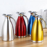 Maxbell Electric Kettle Stainless Steel Double Vacuum Insulated Keep Hot 1.5L red - Aladdin Shoppers