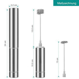 Maxbell Electric Milk Frother Drink Foamer Whisk Mixer Stirrer Coffee Stainless - Aladdin Shoppers
