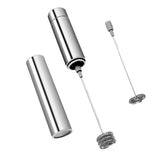 Maxbell Electric Milk Frother Drink Foamer Whisk Mixer Stirrer Coffee Stainless - Aladdin Shoppers