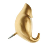 Maxbell Elegant Creative Wall Hooks Bird Hanger For Coat Key Golden Small Upside - Aladdin Shoppers